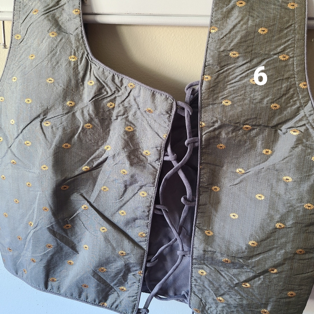 NEW boutique banarasi silk ready made saree /lehenga blouses - Picture 6 of 12